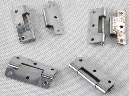 Yamaha-Four chrome hinges from early 1980s